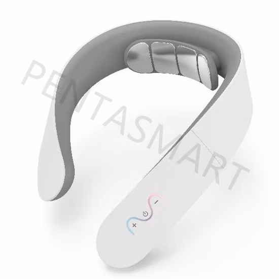 Masajeador electrónico de Shiatsu para cuello, hombro, pulso EMS, masaje de cuello en forma de U, venta al por mayor, personalización básica