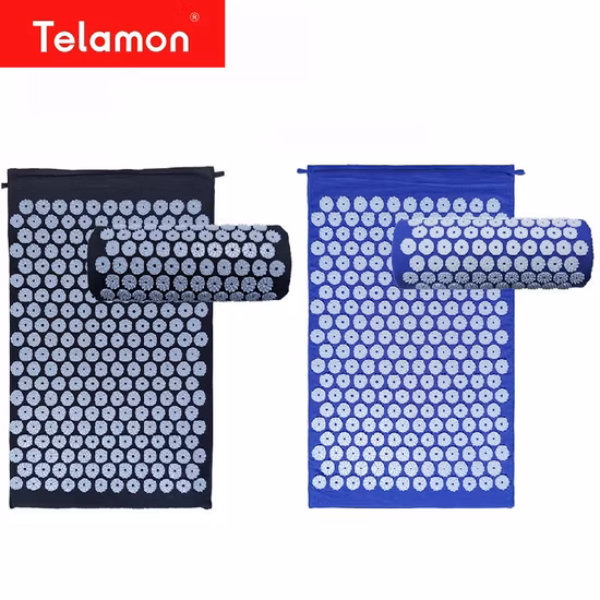 Estera de la yoga del masaje del PVC de los deportes del ejercicio o del cuerpo