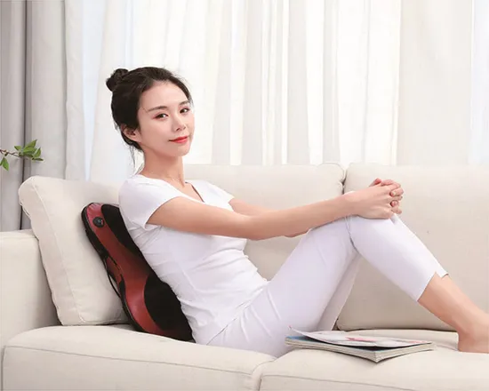 Cojín de masaje de mariposa para asiento de coche, terapia de calor infrarroja Shiatsu, soporte de cintura portátil, clásico, superventas